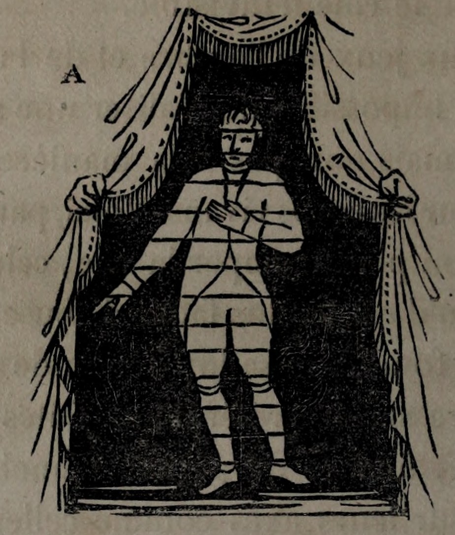 The vanishing figure; original engraving