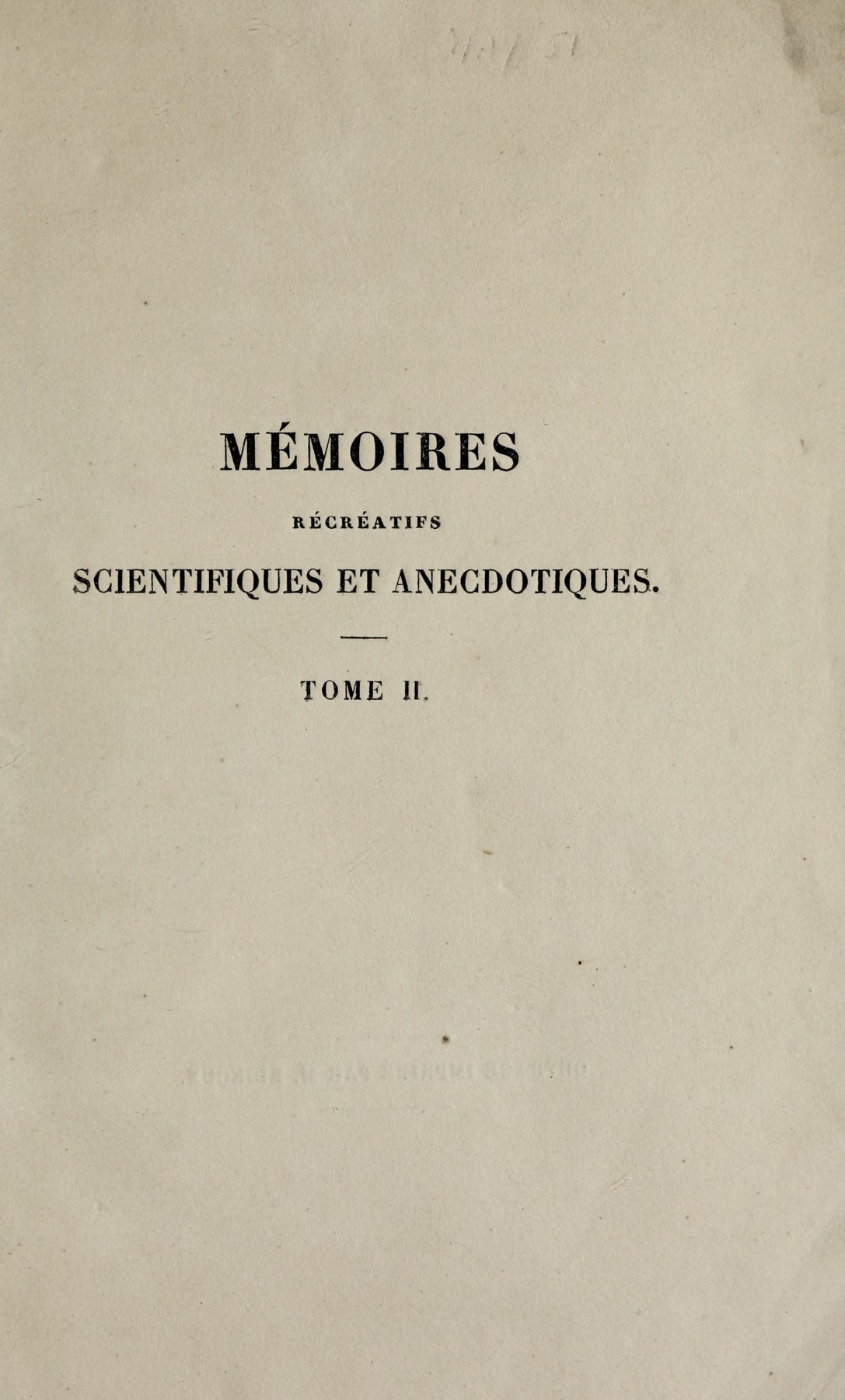 Original half-title page and ornament