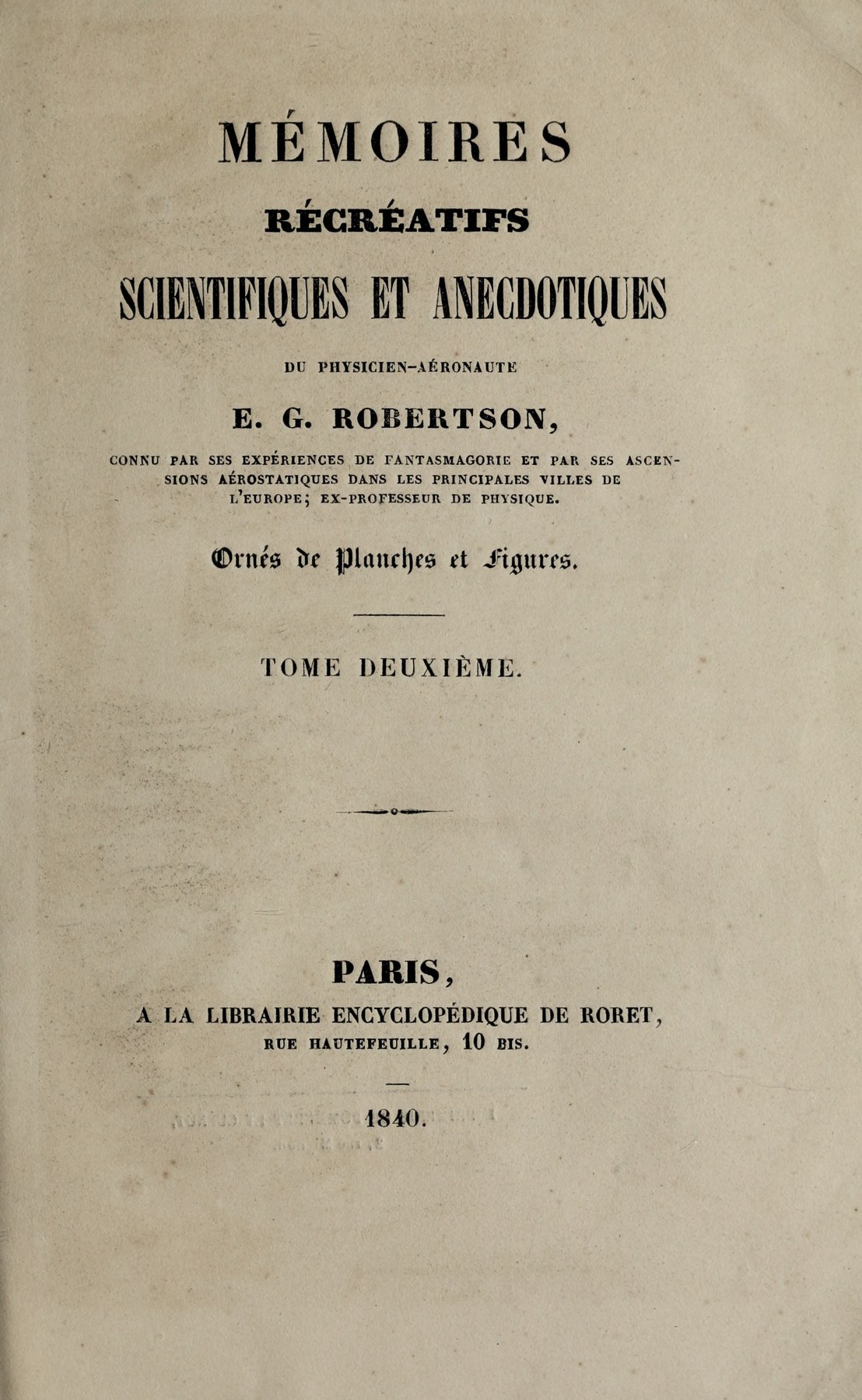 Original title page and ornaments